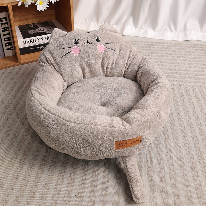 Big And Small Trending Cartoon Pet Bed Dog Bed Cat Nest